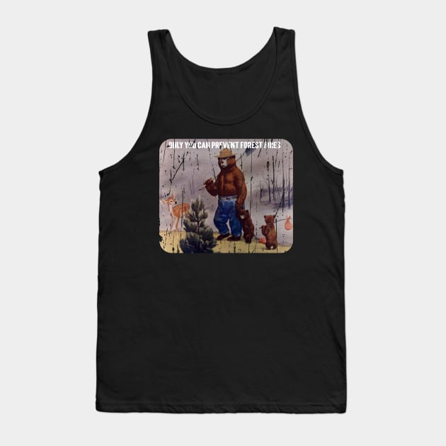 SMOKEY THE BEAR Tank Top by Cult Classics